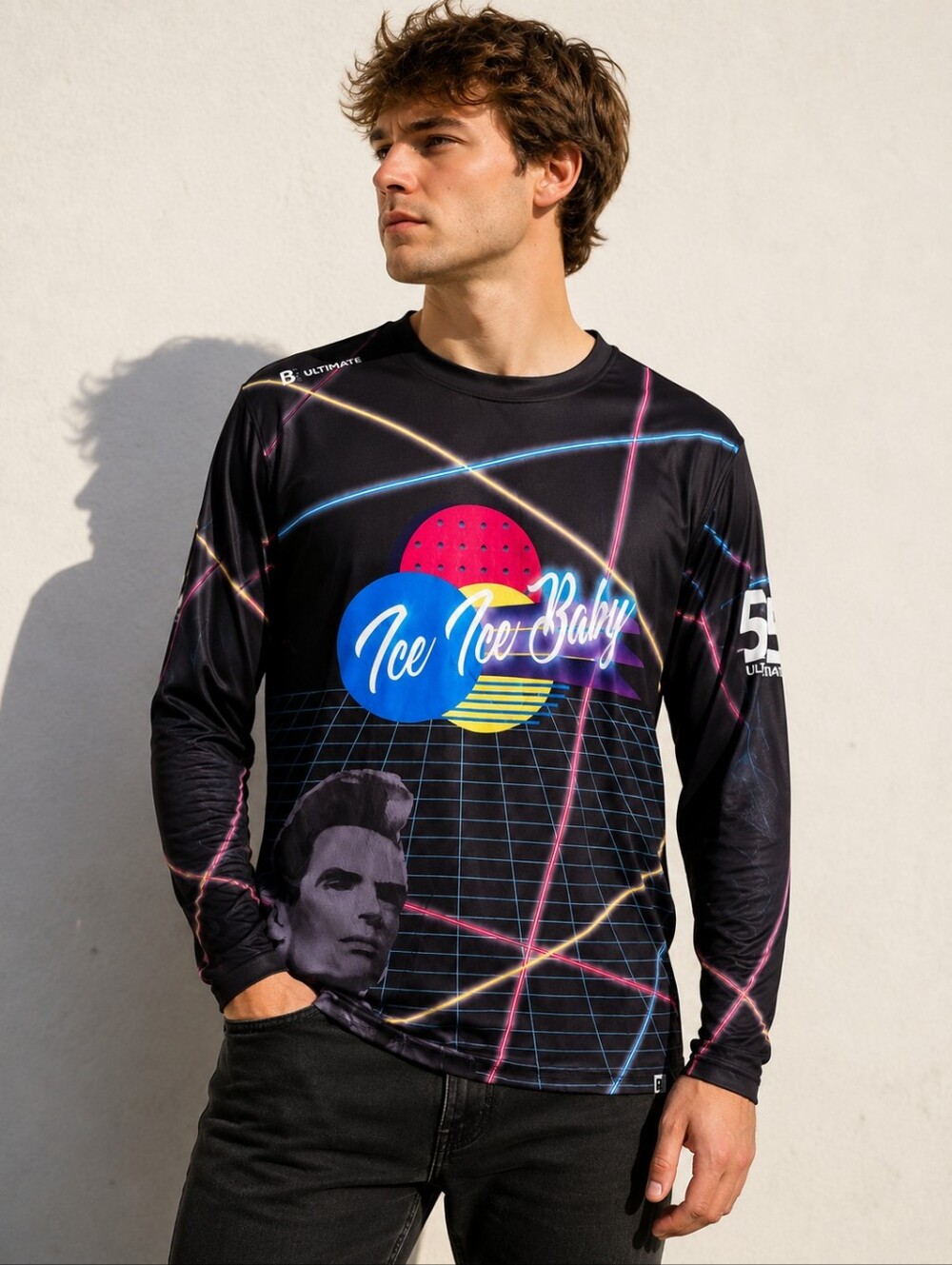 Vanilla Ice Ice Ice Baby Long Sleeve Shirt Men’s Size M